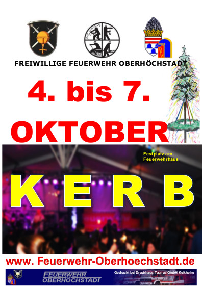 Plakat der Oberhöchstadter Kerb 2013
